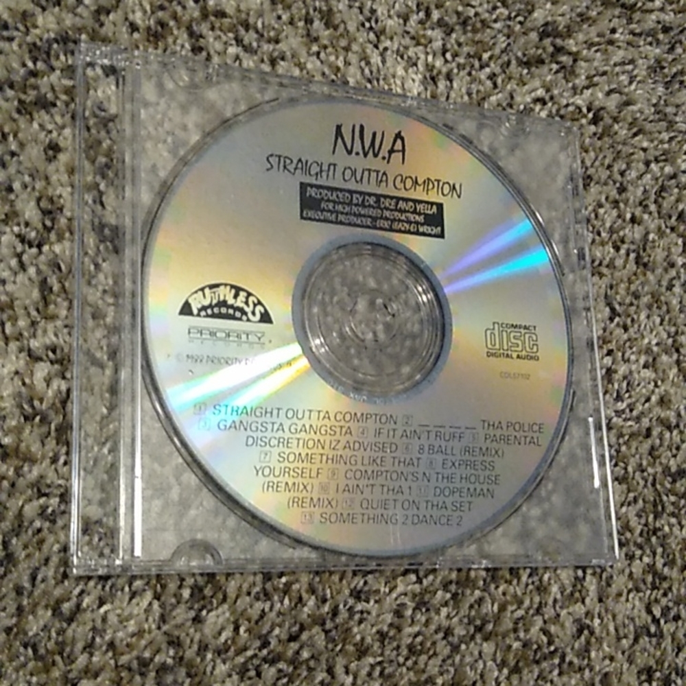 N.W.A. "Straight Outta Compton" CD (Missing Cover)